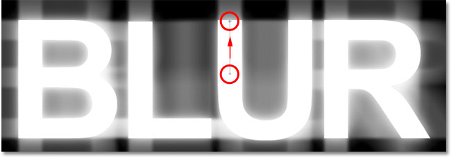 Drawing a reflected gradient in Photoshop. Image © 2011 Photoshop Essentials.com.