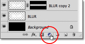 Photoshop New Adjustment Layer icon. Image © 2011 Photoshop Essentials.com.