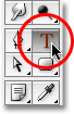 The Type Tool in Photoshop. Image &copy; 2008 Photoshop Essentials.com