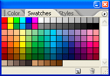 Adobe Photoshop Text Effects: Photoshop's Swatches palette