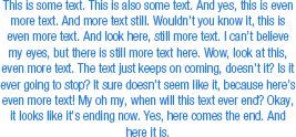 An example of left-aligned paragraph text