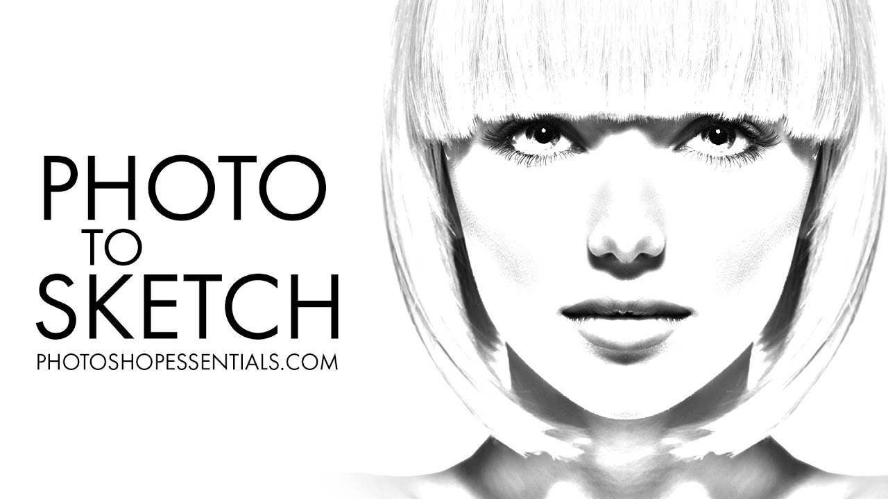 How To Convert Photo Into Pencil Sketch In Photoshop 7.0