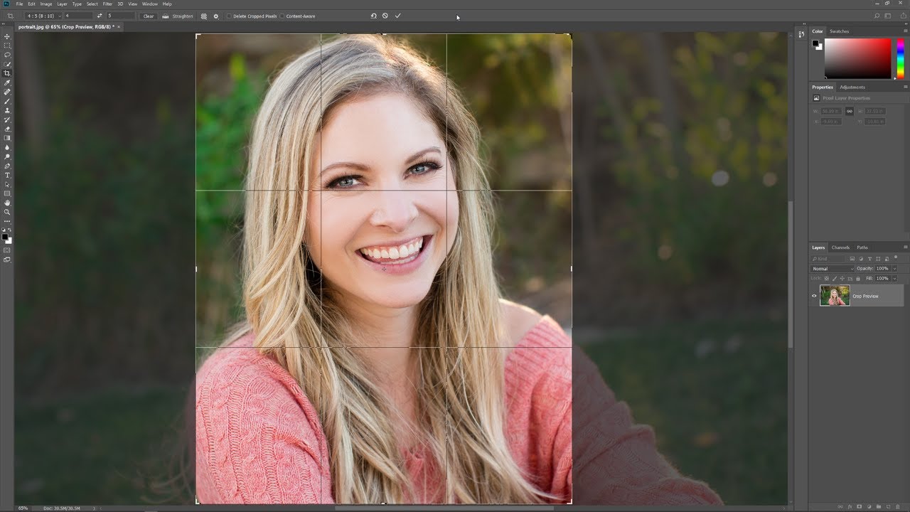 How To Crop Images In Photoshop CC - Complete Guide