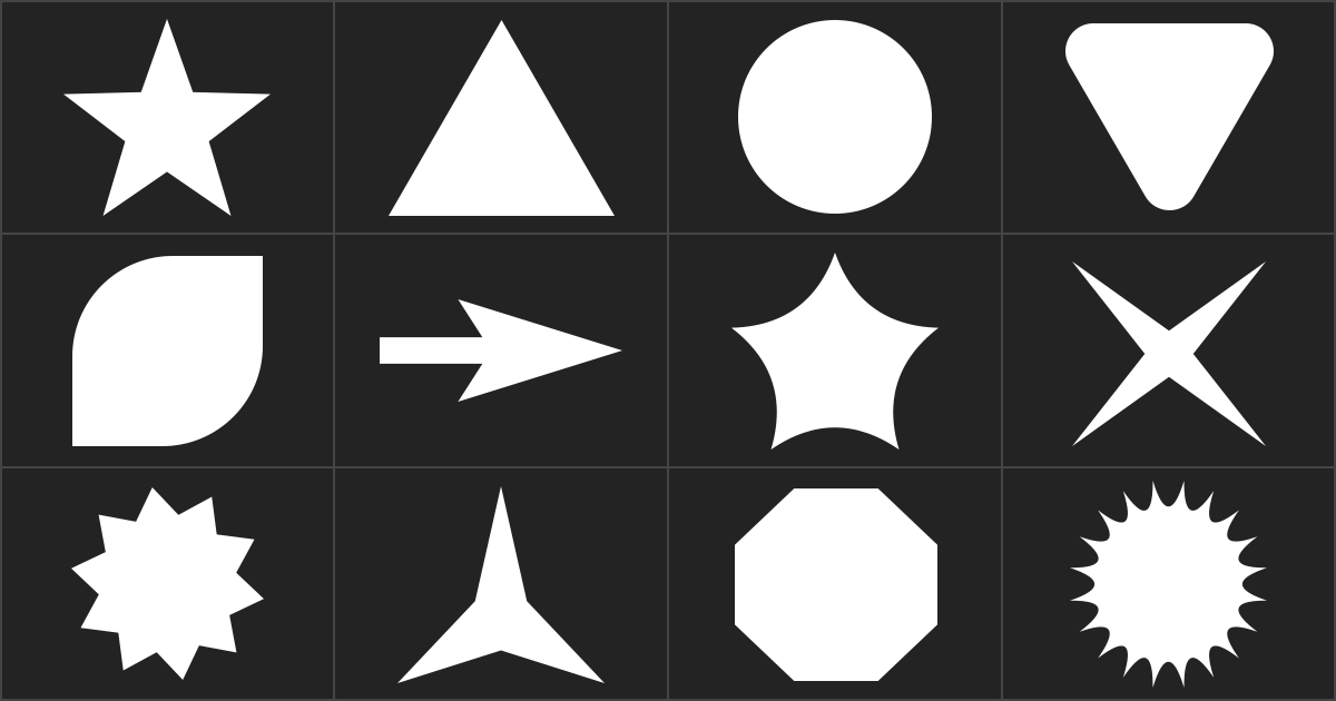 basic photoshop shapes download