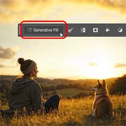 Using Generate Similar with Generative Fill in Photoshop 2025