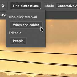 How to remove wires and cables in Photoshop 2025
